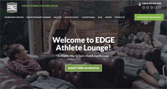 Desktop Screenshot of edgeathletelounge.com